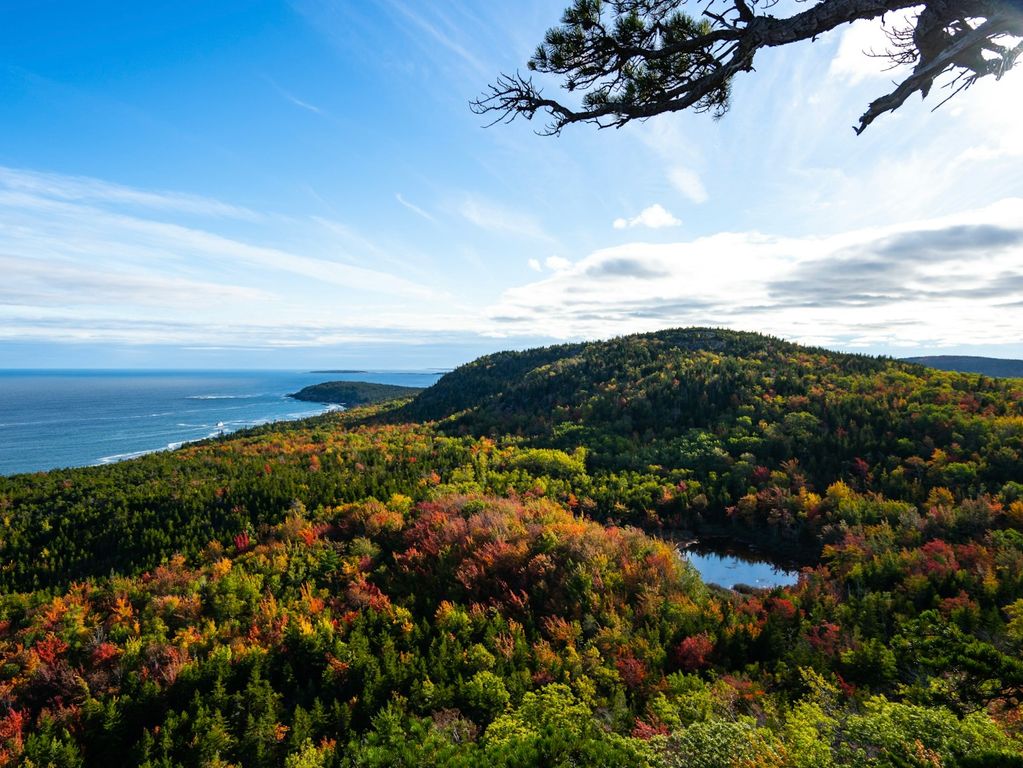 Acadia National Park in herfstkleuren Acadia National Park in herfstkleuren